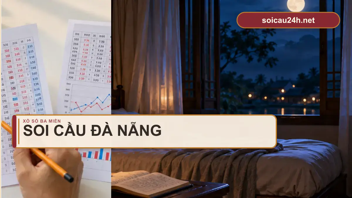 Minh họa dự đoán XSDN - Soi cầu xổ số Đà Nẵng theo phong cách xổ số Việt Nam.