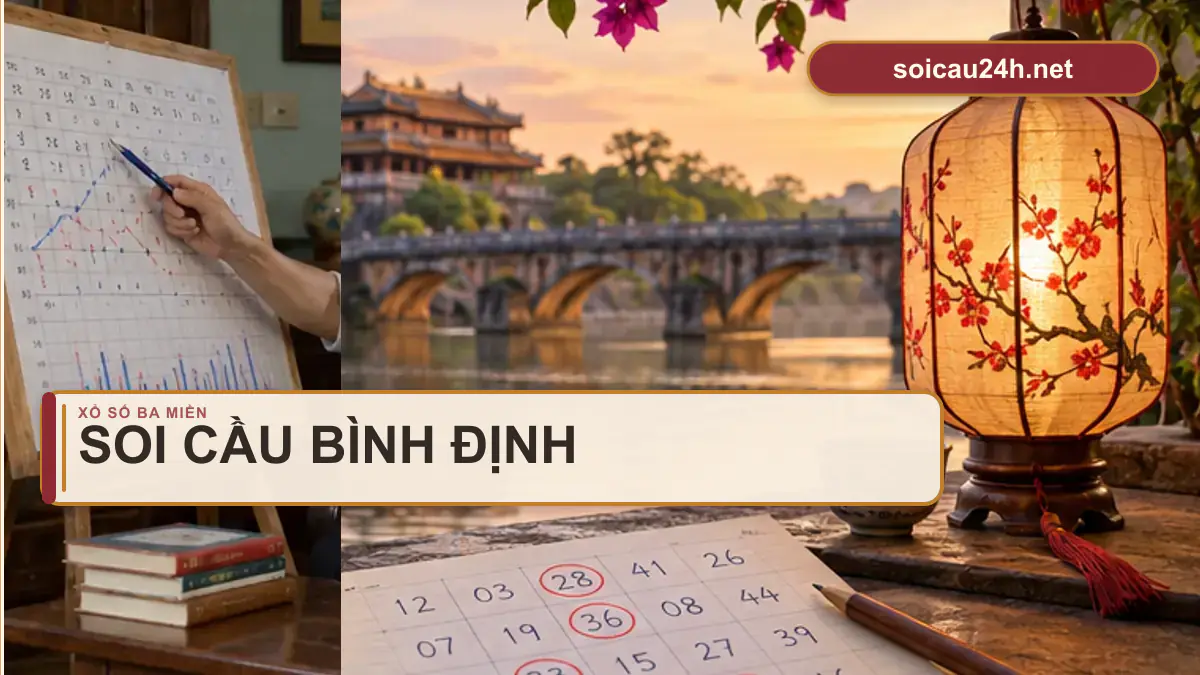 Minh họa dự đoán XSBDI - Soi cầu xổ số Bình Định theo phong cách xổ số Việt Nam.