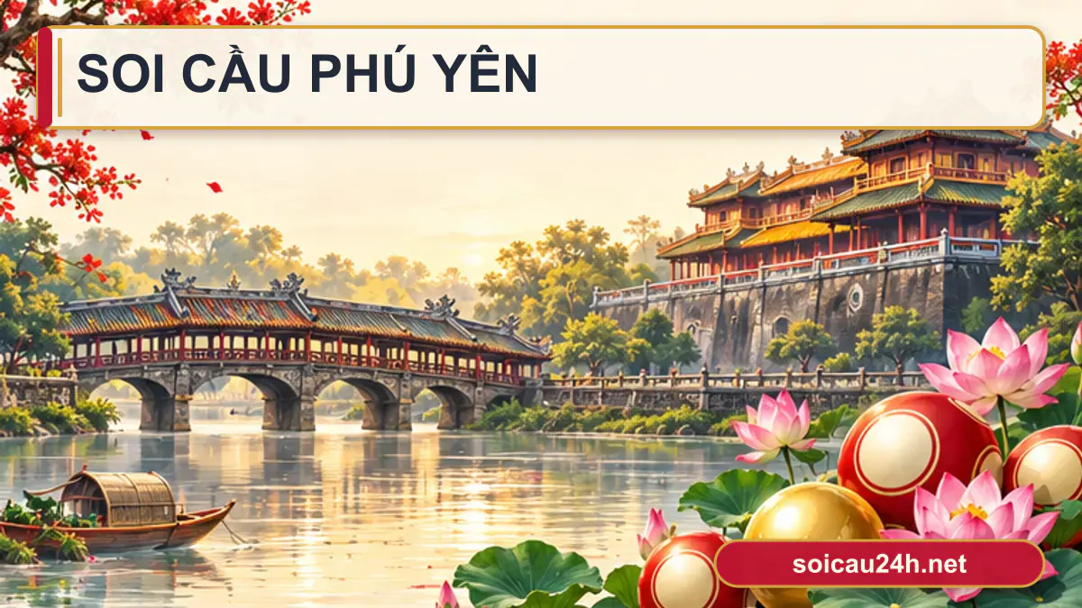 Minh họa dự đoán XSPY - Soi cầu xổ số Phú Yên theo phong cách xổ số Việt Nam.