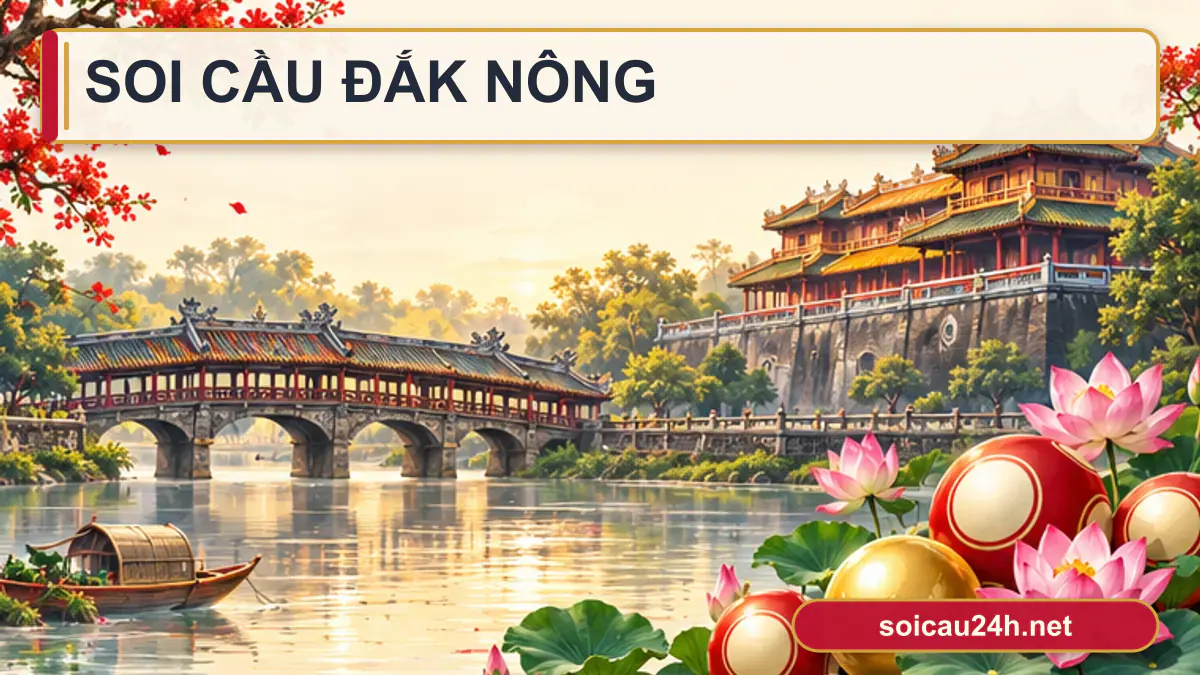 Minh họa dự đoán XSDNO - Soi cầu xổ số Đắk Nông theo phong cách xổ số Việt Nam.