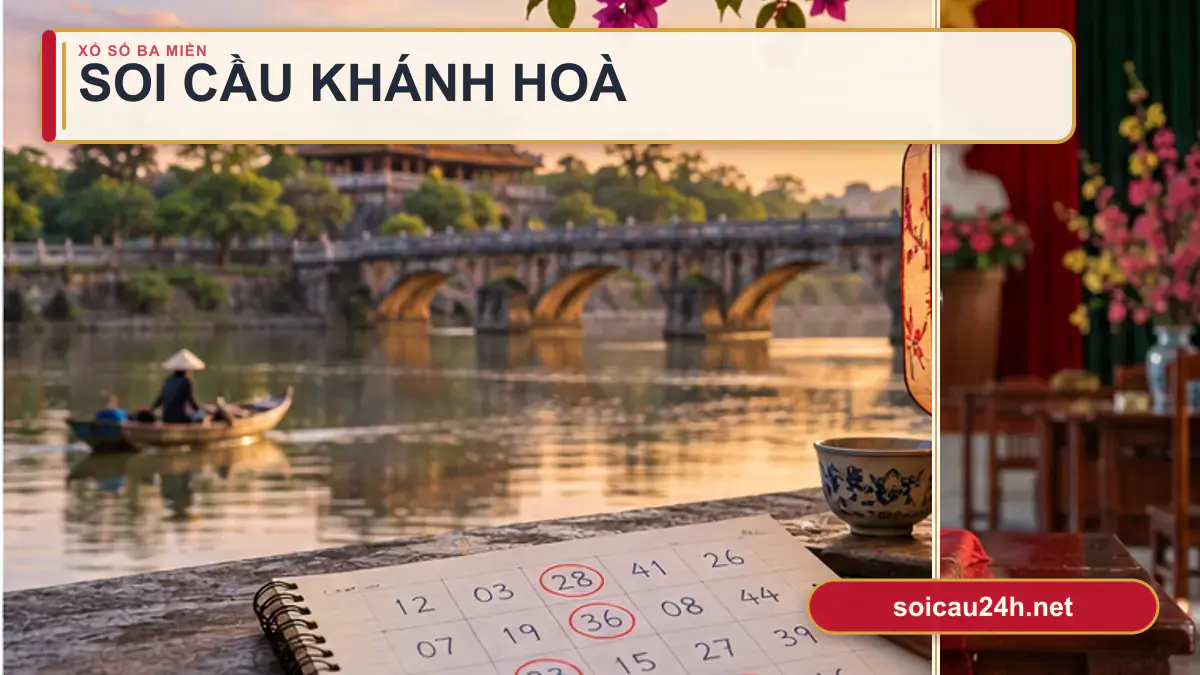 Minh họa dự đoán XSKH - Soi cầu xổ số Khánh Hoà theo phong cách xổ số Việt Nam.