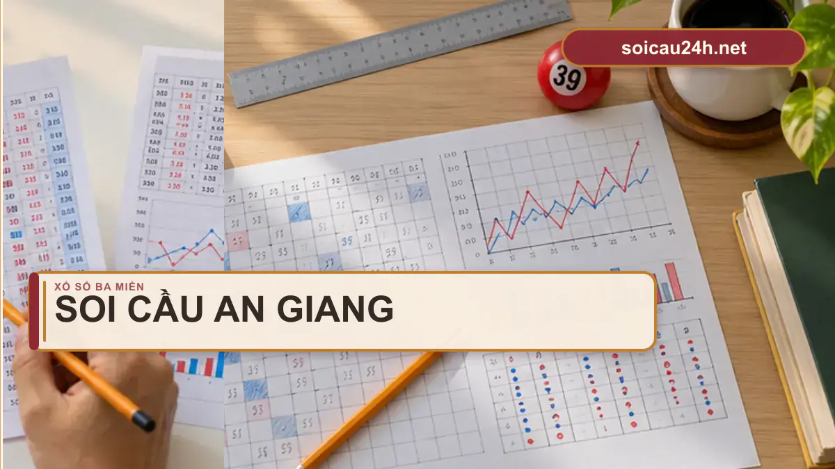 Minh họa dự đoán XSAG - Soi cầu xổ số An Giang theo phong cách xổ số Việt Nam.