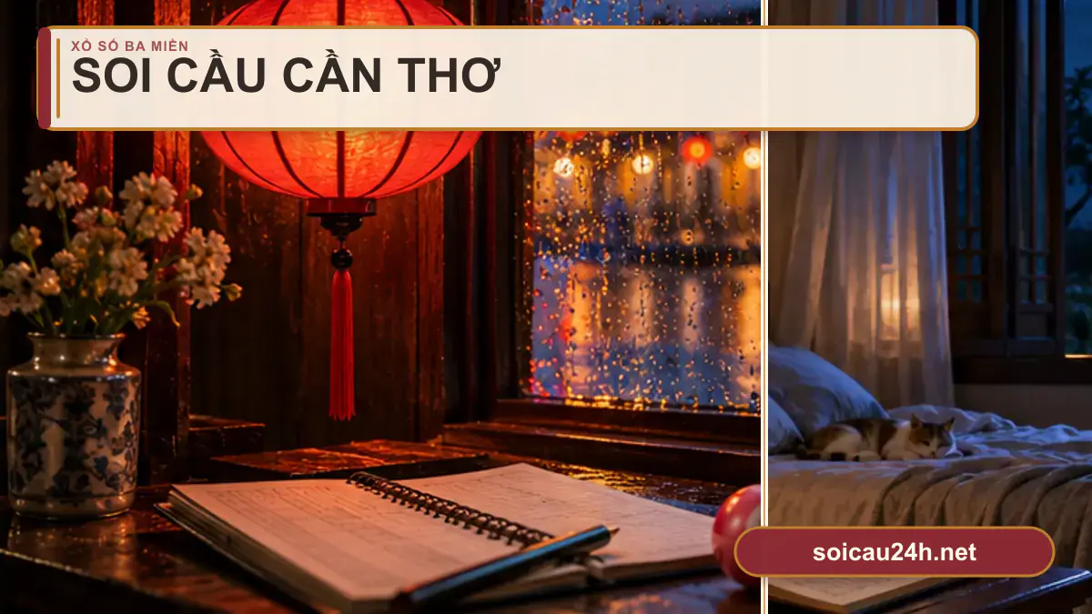 Minh họa dự đoán XSCT - Soi cầu xổ số Cần Thơ theo phong cách xổ số Việt Nam.