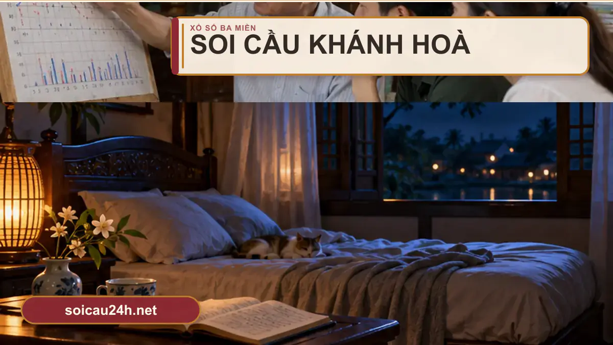 Minh họa dự đoán XSKH - Soi cầu xổ số Khánh Hoà theo phong cách xổ số Việt Nam.