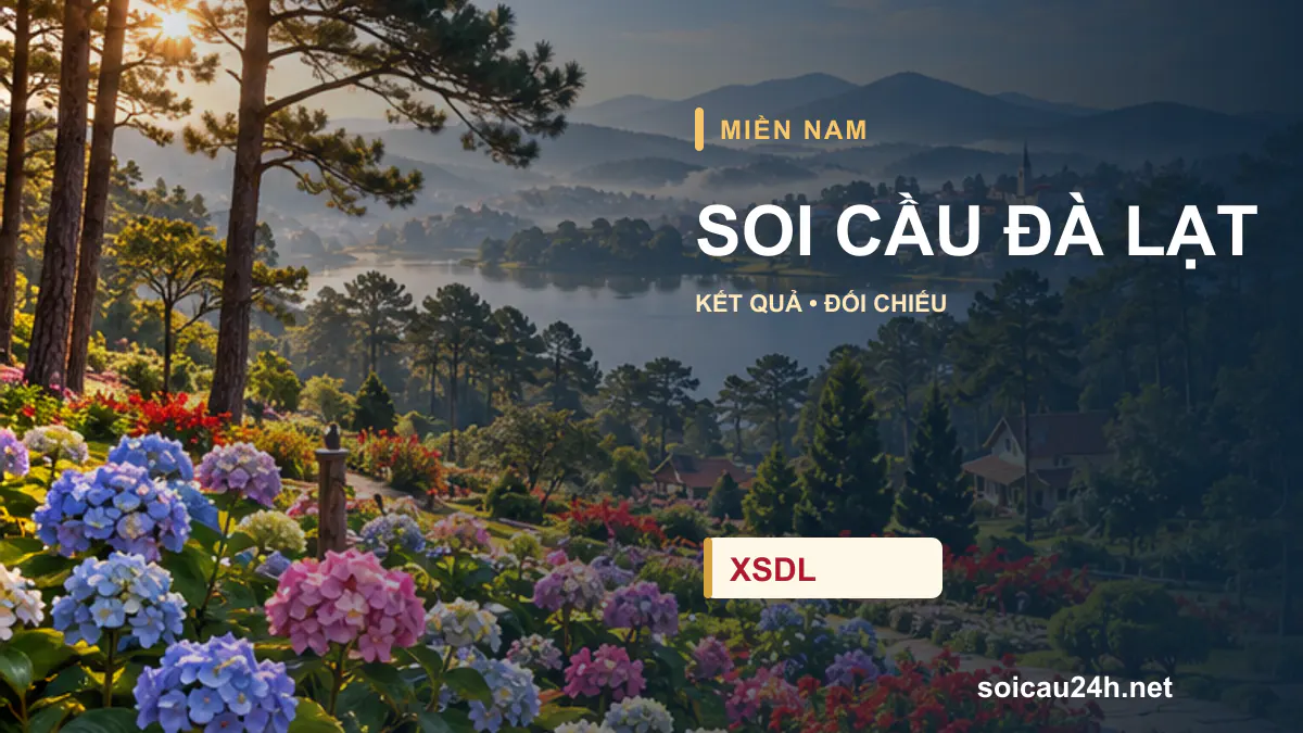Cảnh ĐÀ LẠT minh họa bài soi cầu xổ số địa phương.