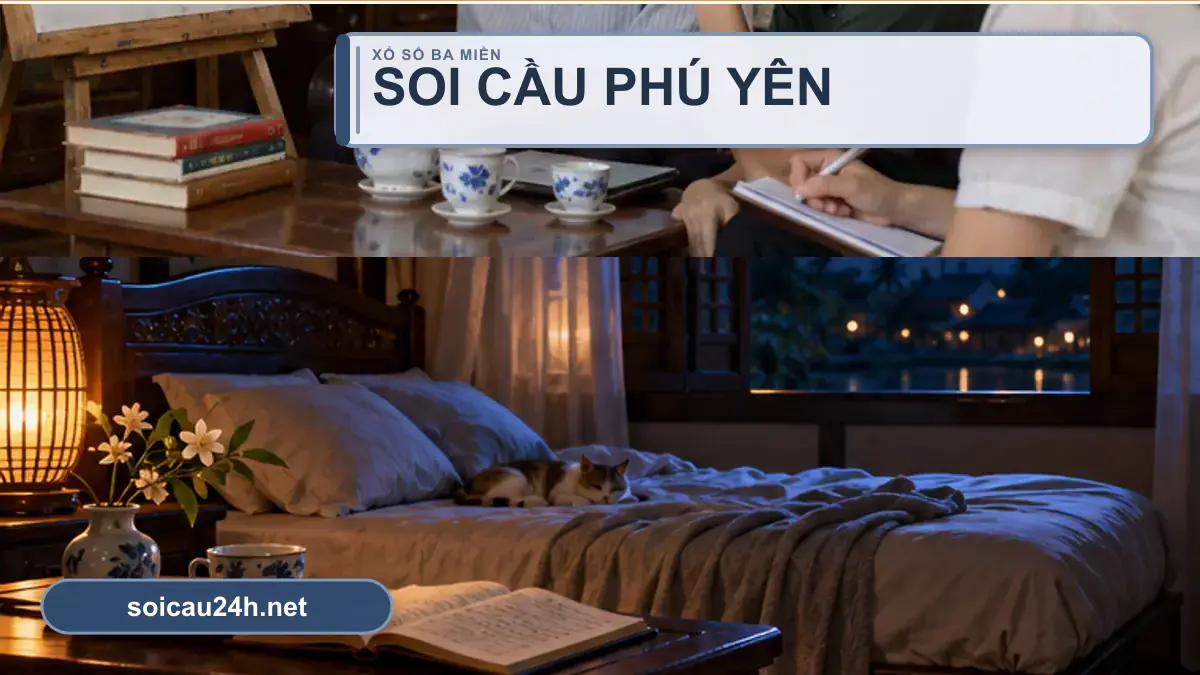 Minh họa dự đoán XSPY - Soi cầu xổ số Phú Yên theo phong cách xổ số Việt Nam.