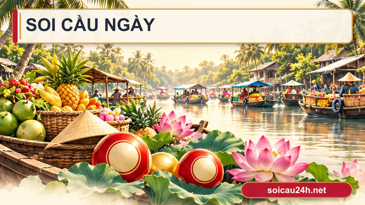 Minh họa soi Cầu 247 - Soi Cầu Xổ Số Ngày theo phong cách xổ số Việt Nam.