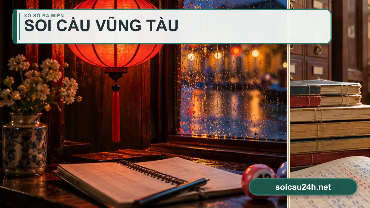 Minh họa dự đoán XSVT - Soi cầu xổ số Vũng Tàu theo phong cách xổ số Việt Nam.