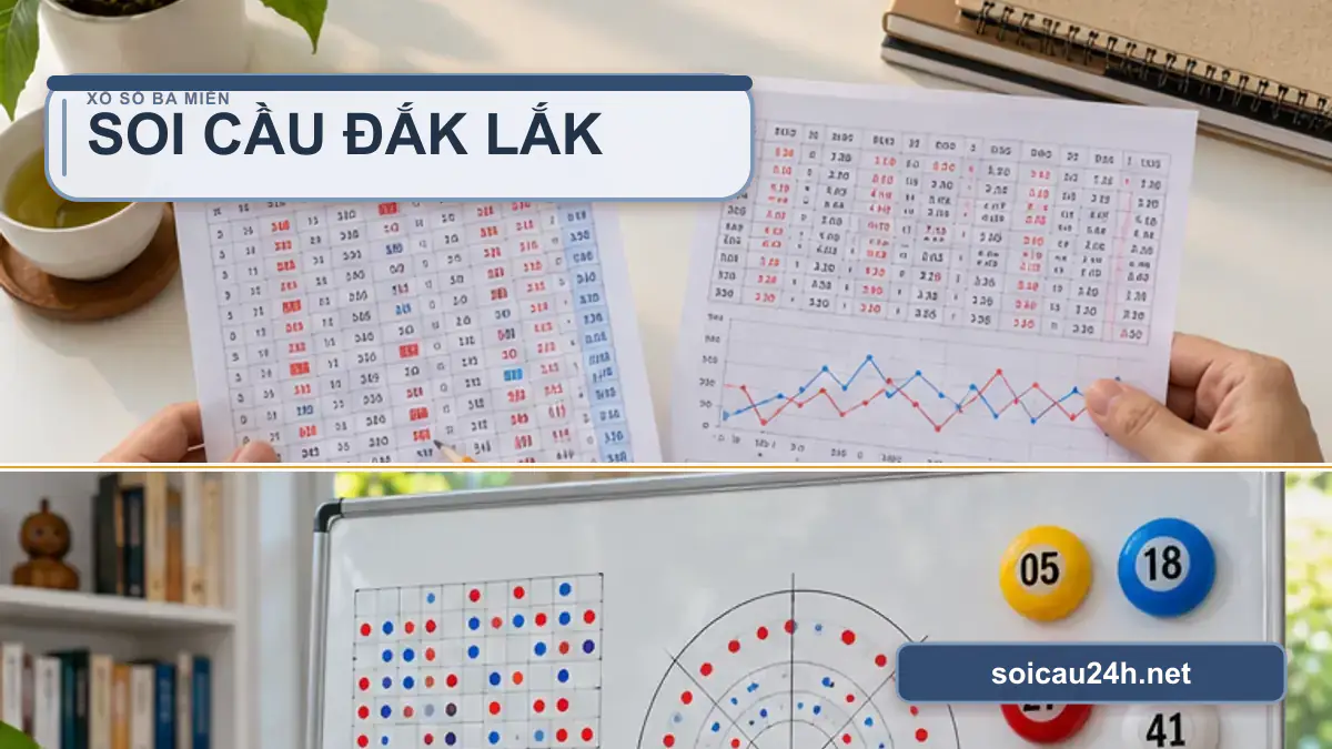 Minh họa dự đoán XSDLK - Soi cầu xổ số Đắk Lắk theo phong cách xổ số Việt Nam.