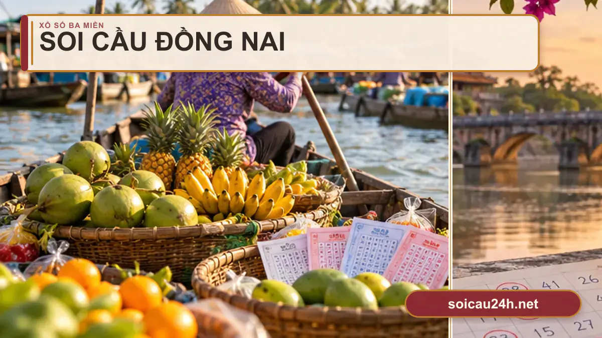 Minh họa dự đoán XSDN - Soi cầu xổ số Đồng Nai theo phong cách xổ số Việt Nam.