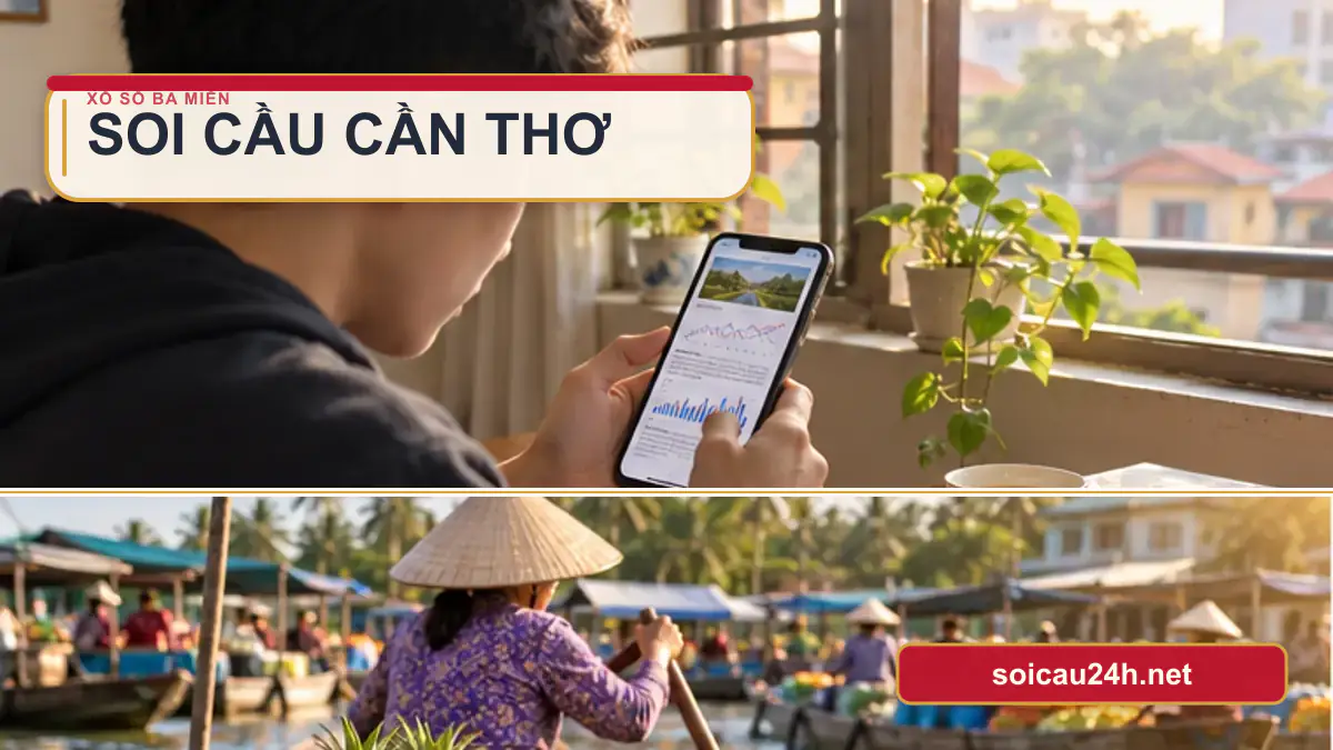 Minh họa dự đoán XSCT - Soi cầu xổ số Cần Thơ theo phong cách xổ số Việt Nam.