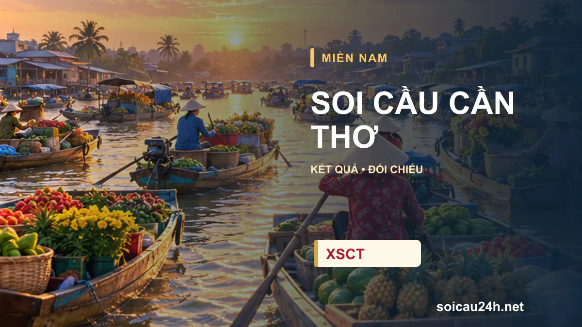 Cảnh CẦN THƠ minh họa bài soi cầu xổ số địa phương.