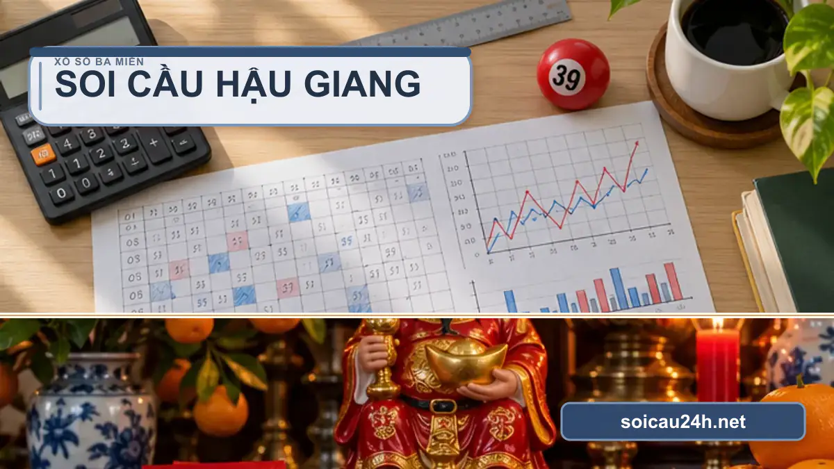 Minh họa dự đoán XSHG - Soi cầu xổ số Hậu Giang theo phong cách xổ số Việt Nam.