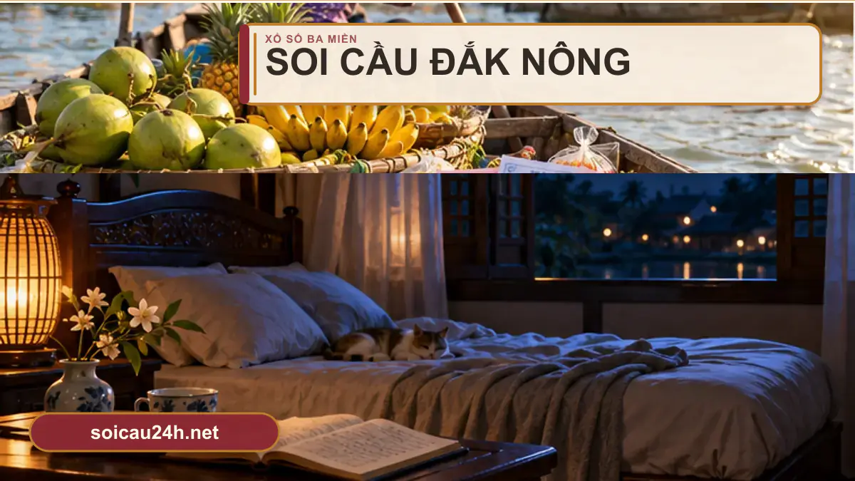 Minh họa dự đoán XSDNO - Soi cầu xổ số Đắk Nông theo phong cách xổ số Việt Nam.