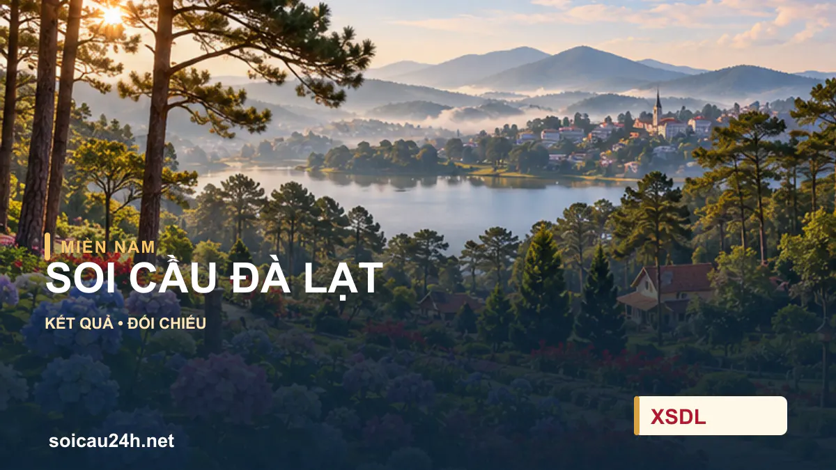 Cảnh ĐÀ LẠT minh họa bài soi cầu xổ số địa phương.