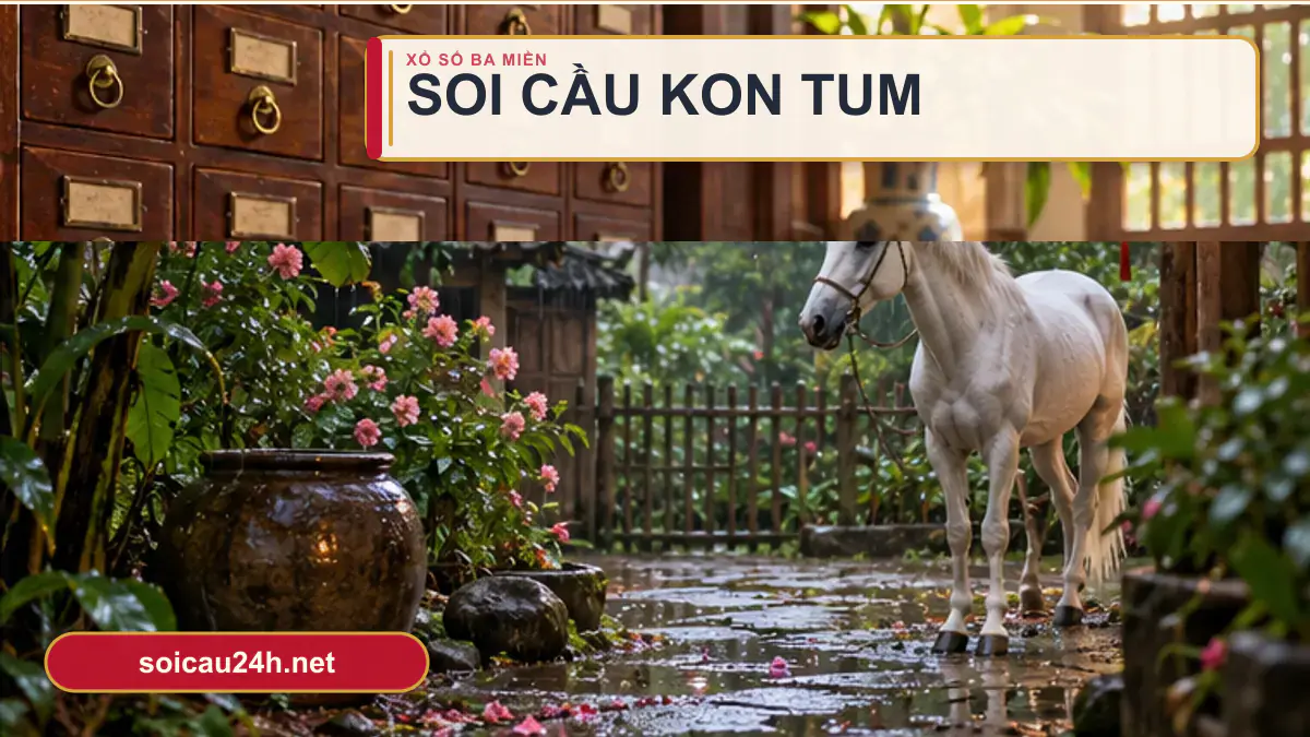 Minh họa dự đoán XSKT - Soi cầu xổ số Kon Tum theo phong cách xổ số Việt Nam.