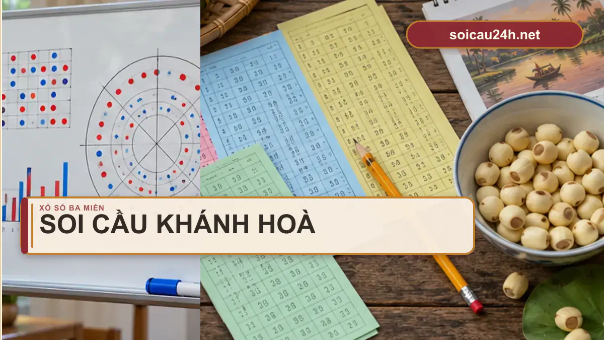 Minh họa dự đoán XSKH - Soi cầu xổ số Khánh Hoà theo phong cách xổ số Việt Nam.