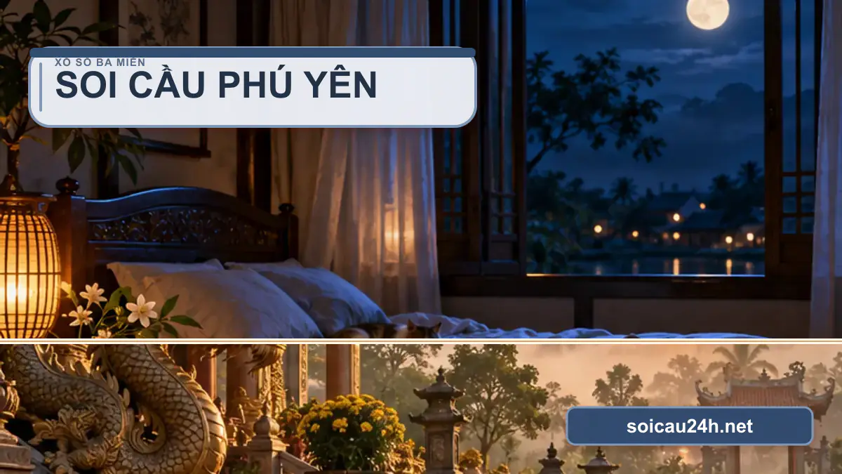 Minh họa dự đoán XSPY - Soi cầu xổ số Phú Yên theo phong cách xổ số Việt Nam.