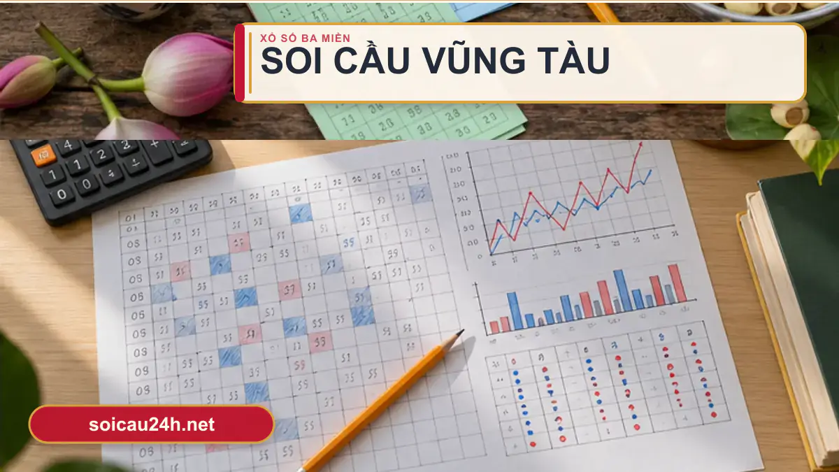 Minh họa dự đoán XSVT - Soi cầu xổ số Vũng Tàu theo phong cách xổ số Việt Nam.