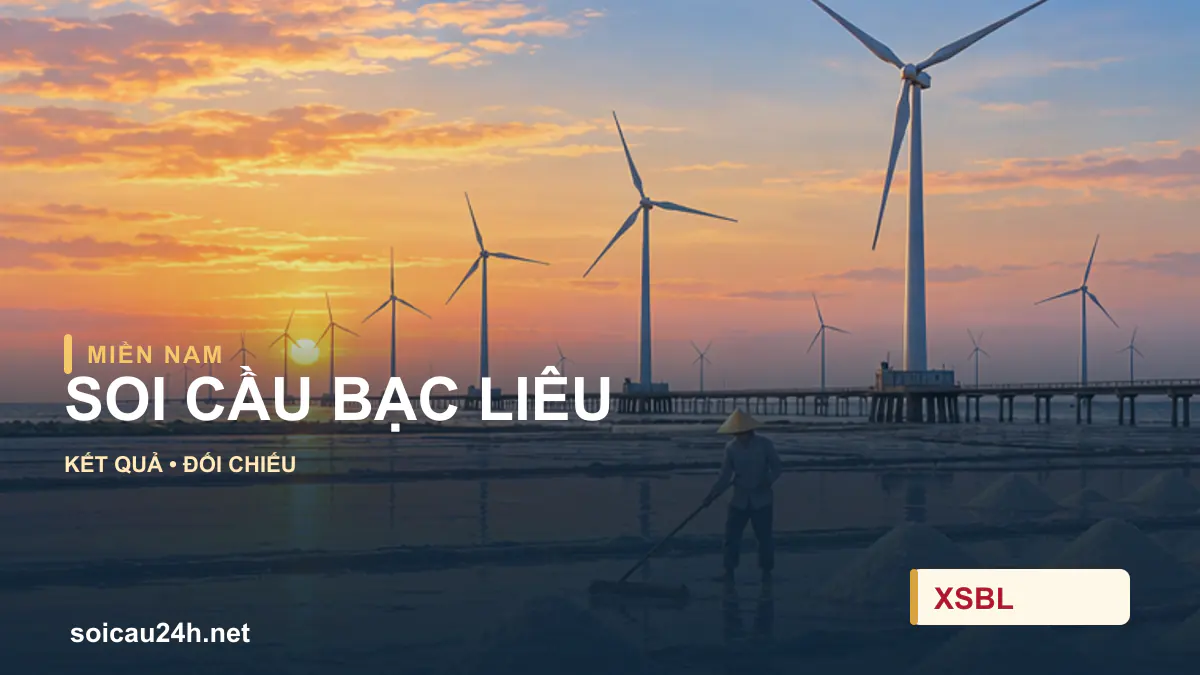 Cảnh BẠC LIÊU minh họa bài soi cầu xổ số địa phương.