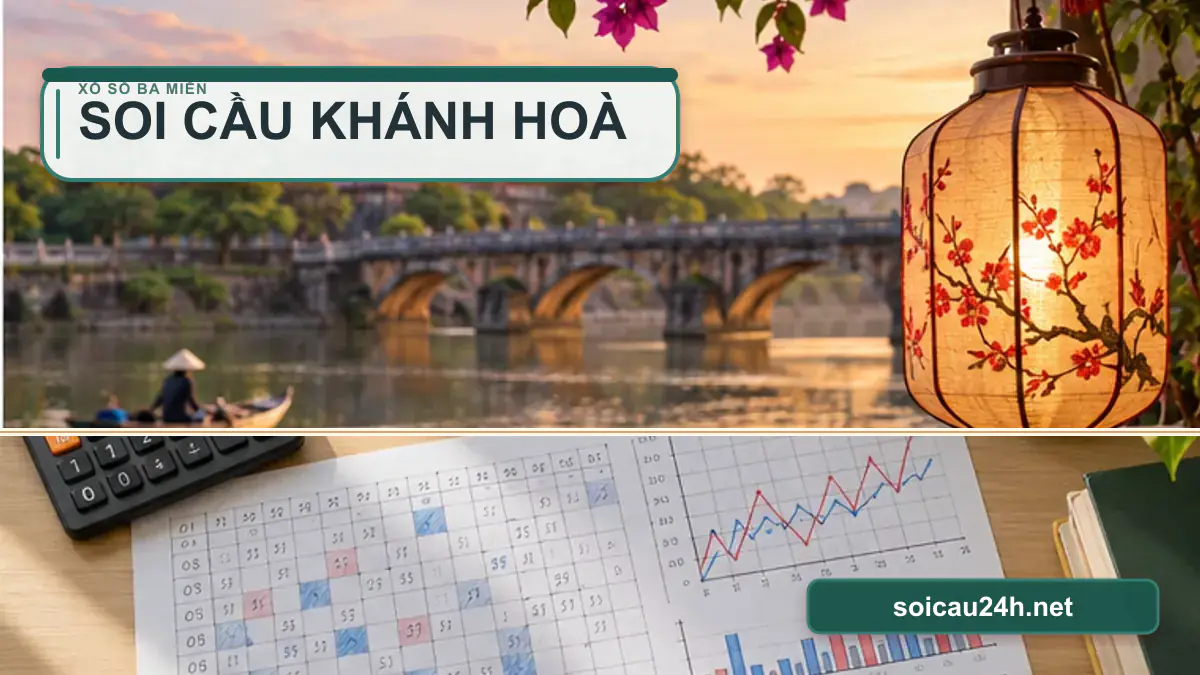 Minh họa dự đoán XSKH - Soi cầu xổ số Khánh Hoà theo phong cách xổ số Việt Nam.