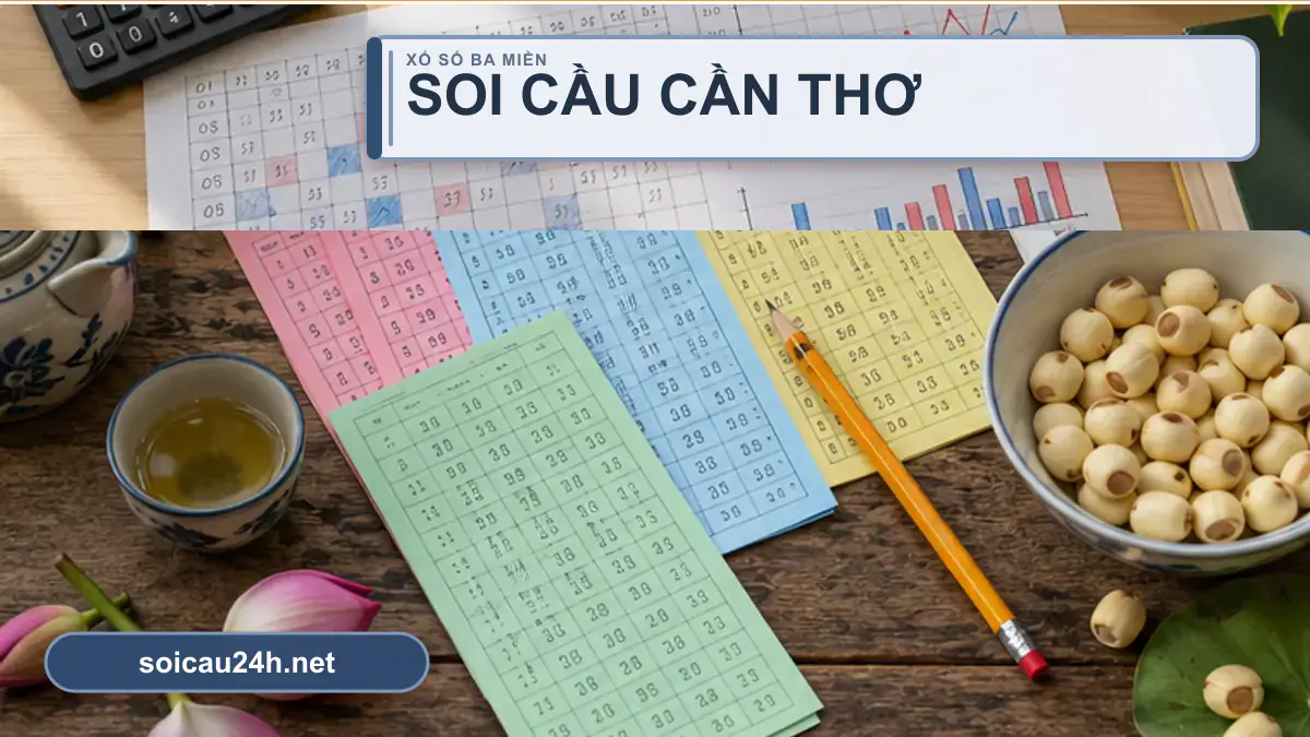 Minh họa dự đoán XSCT - Soi cầu xổ số Cần Thơ theo phong cách xổ số Việt Nam.