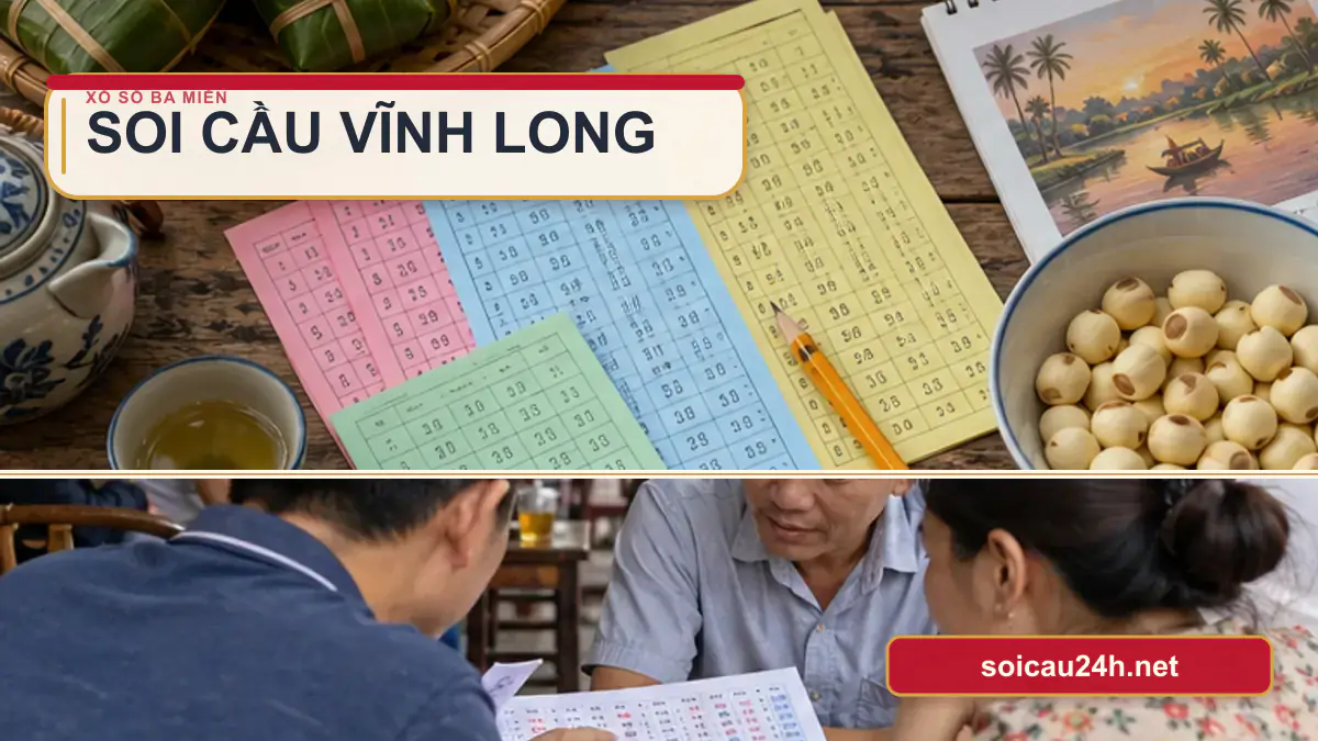 Minh họa dự đoán XSVL - Soi cầu xổ số Vĩnh Long theo phong cách xổ số Việt Nam.