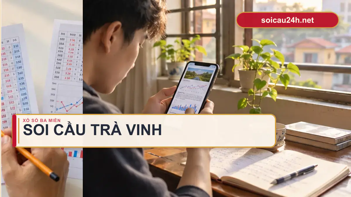 Minh họa dự đoán XSTV - Soi cầu xổ số Trà Vinh theo phong cách xổ số Việt Nam.