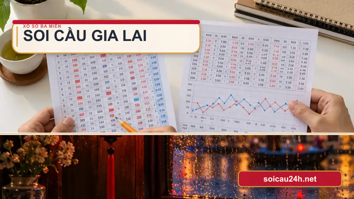 Minh họa dự đoán XSGL - Soi cầu xổ số Gia Lai theo phong cách xổ số Việt Nam.