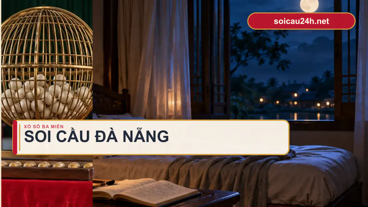 Minh họa dự đoán XSDN - Soi cầu xổ số Đà Nẵng theo phong cách xổ số Việt Nam.