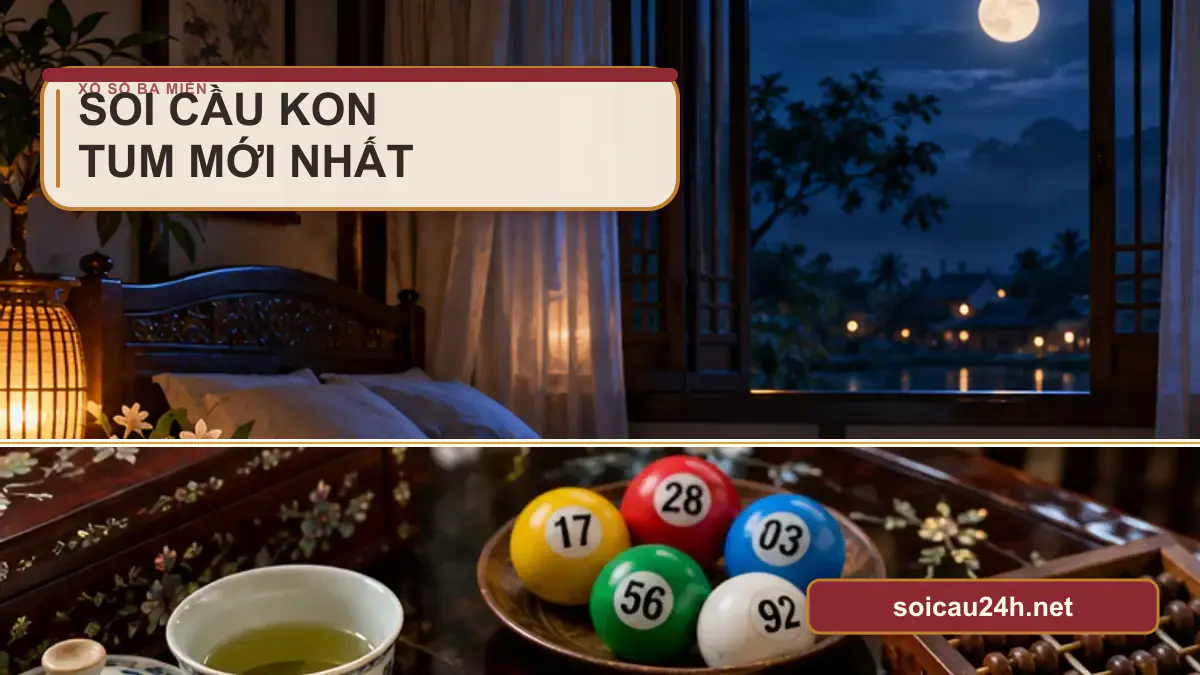 Minh họa dự đoán XSKT - Soi cầu xổ số Kon Tum mới nhất theo phong cách xổ số Việt Nam.