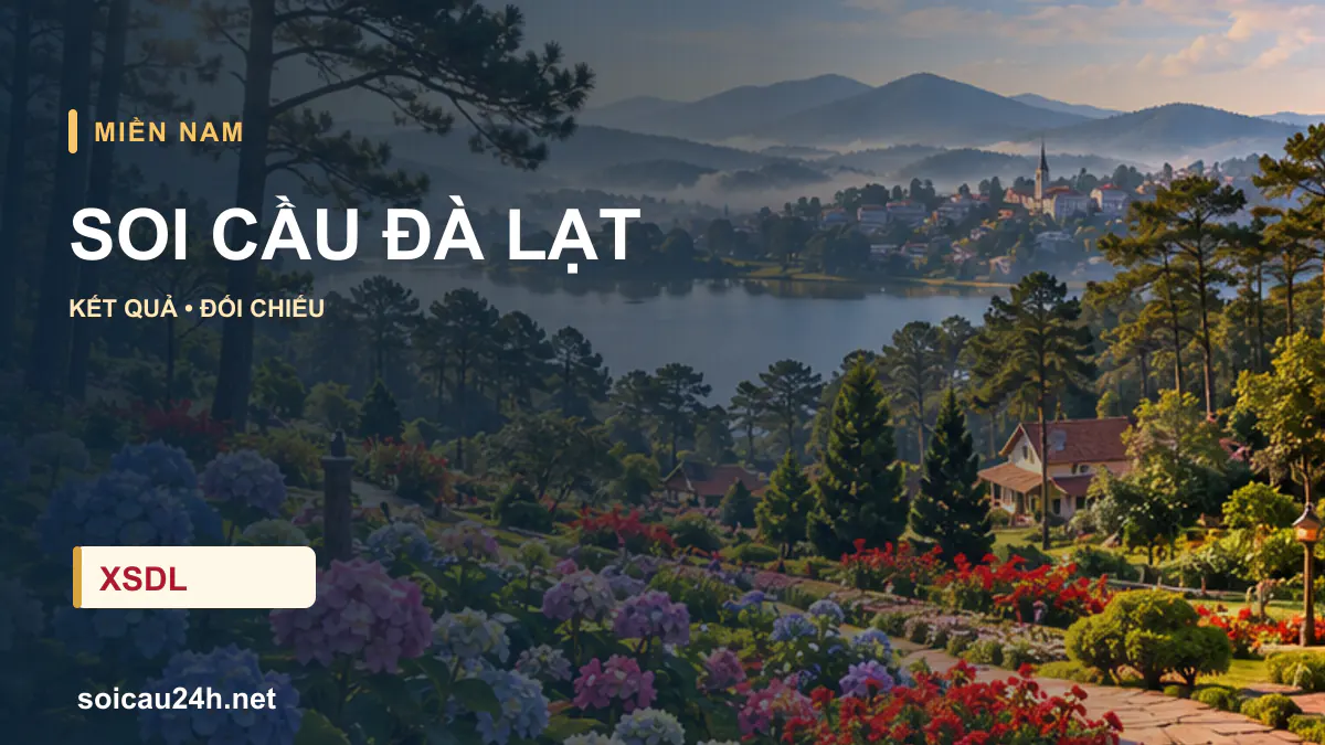 Cảnh ĐÀ LẠT minh họa bài soi cầu xổ số địa phương.