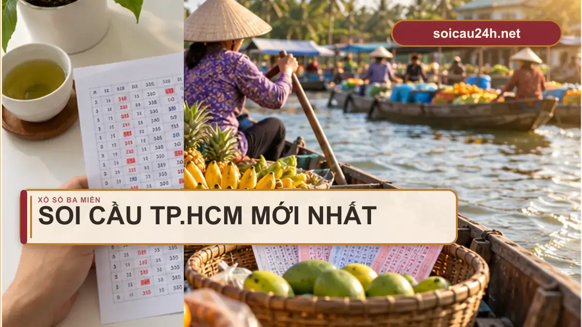 Minh họa dự đoán XSHCM - Soi cầu xổ số TP.HCM mới nhất theo phong cách xổ số Việt Nam.