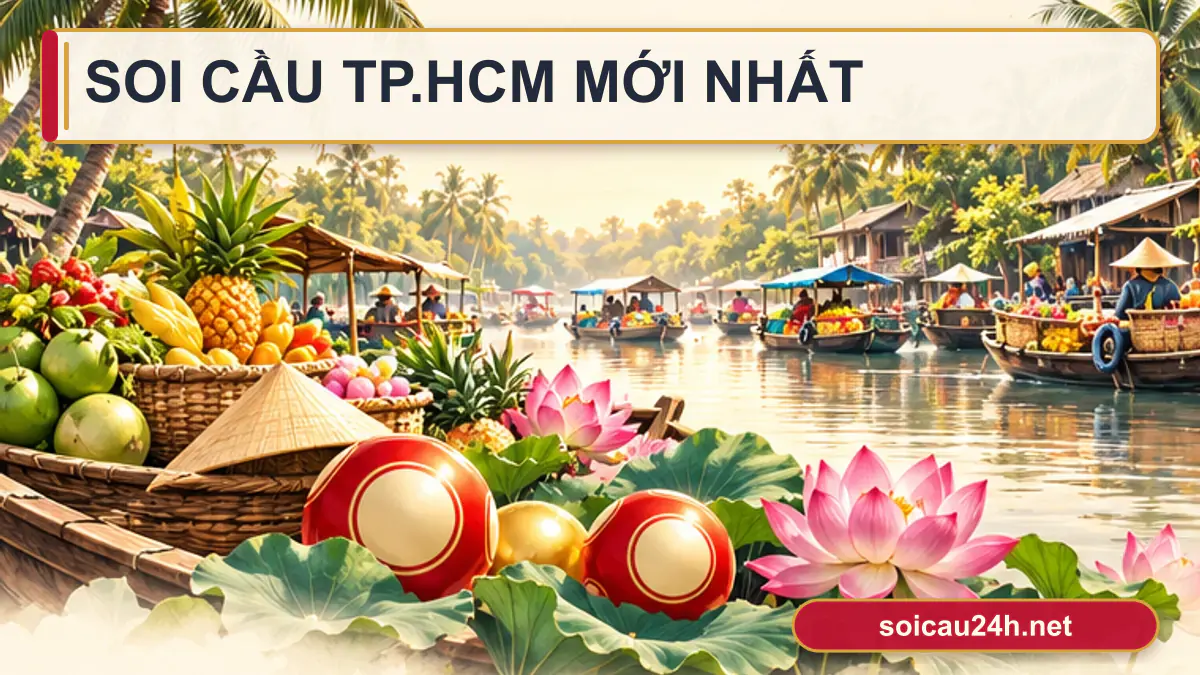 Minh họa dự đoán XSHCM - Soi cầu xổ số TP.HCM mới nhất theo phong cách xổ số Việt Nam.