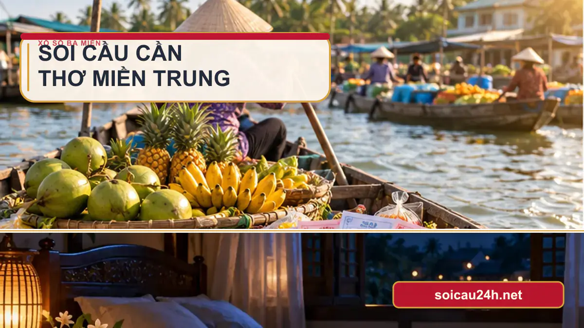 Minh họa dự đoán XSCT - Soi cầu xổ số Cần Thơ Miền Trung theo phong cách xổ số Việt Nam.