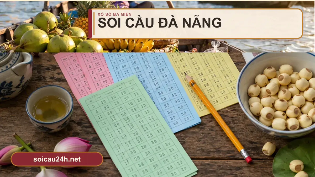 Minh họa dự đoán XSDN - Soi cầu xổ số Đà Nẵng theo phong cách xổ số Việt Nam.