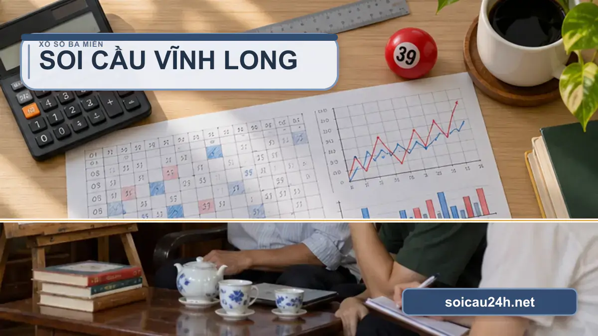 Minh họa dự đoán XSVL - Soi cầu xổ số Vĩnh Long theo phong cách xổ số Việt Nam.