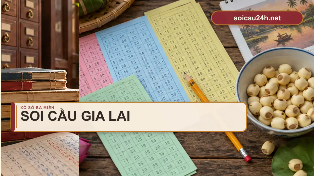 Minh họa dự đoán XSGL - Soi cầu xổ số Gia Lai theo phong cách xổ số Việt Nam.