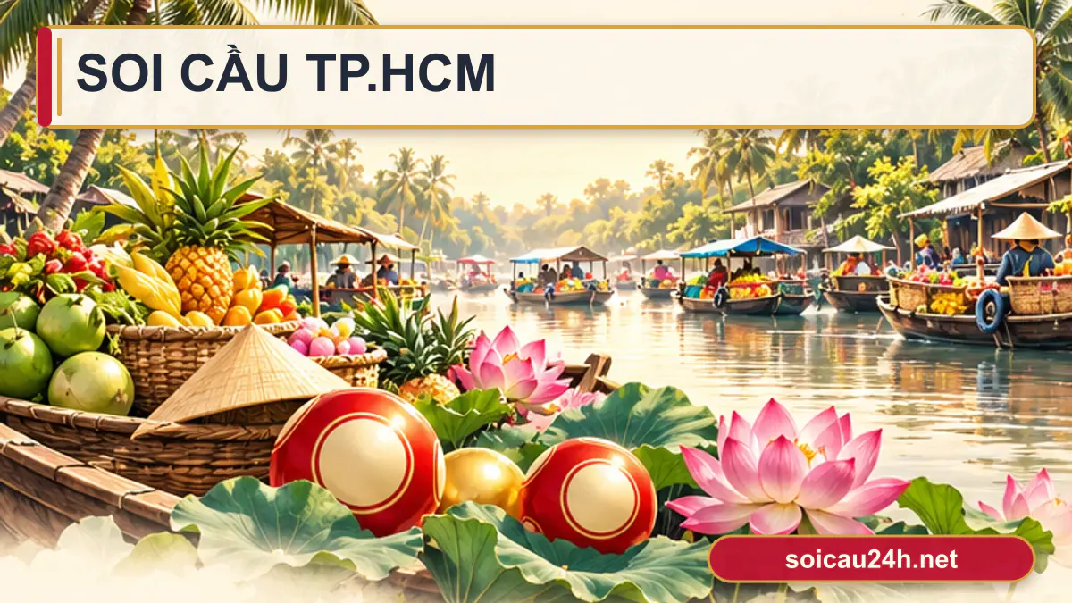 Minh họa dự đoán XSHCM - Soi cầu xổ số TP.HCM theo phong cách xổ số Việt Nam.