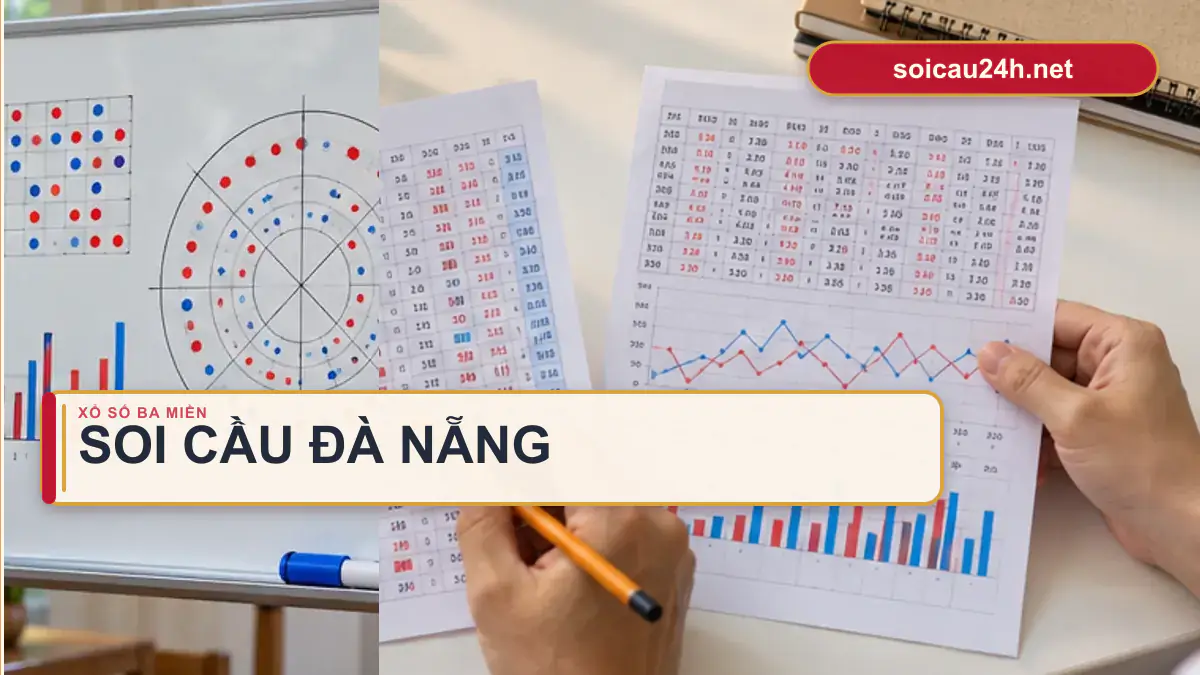 Minh họa dự đoán XSDN - Soi cầu xổ số Đà Nẵng theo phong cách xổ số Việt Nam.