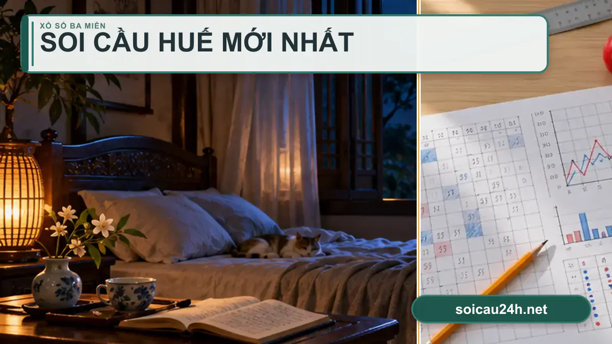 Minh họa dự đoán XSTTH - Soi cầu xổ số Huế mới nhất theo phong cách xổ số Việt Nam.