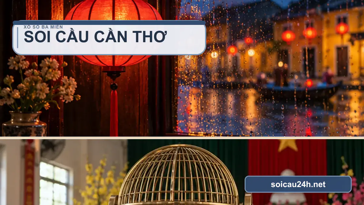 Minh họa dự đoán XSCT - Soi cầu xổ số Cần Thơ theo phong cách xổ số Việt Nam.