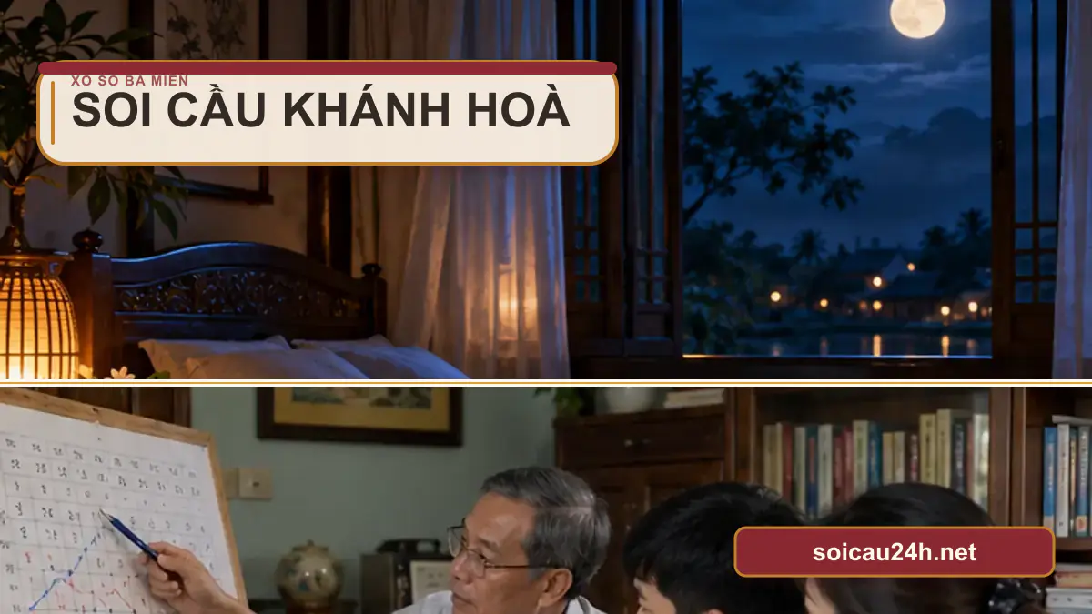 Minh họa dự đoán XSKH - Soi cầu xổ số Khánh Hoà theo phong cách xổ số Việt Nam.