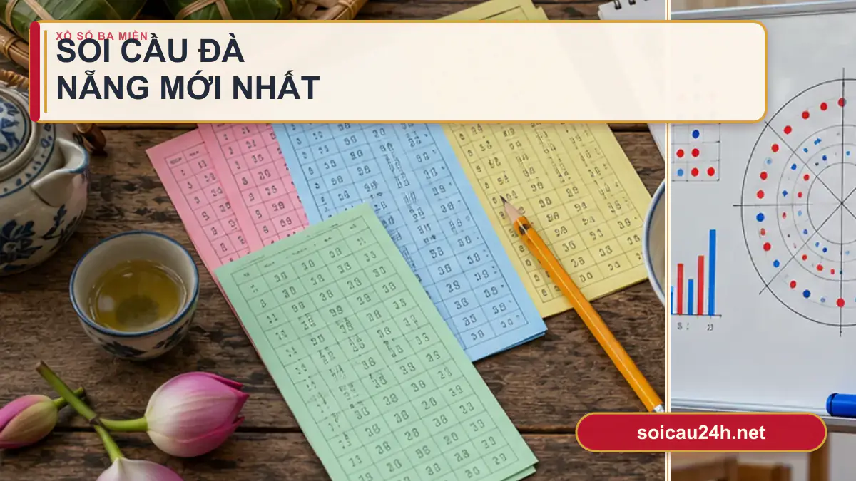 Minh họa dự đoán XSDN - Soi cầu xổ số Đà Nẵng mới nhất theo phong cách xổ số Việt Nam.
