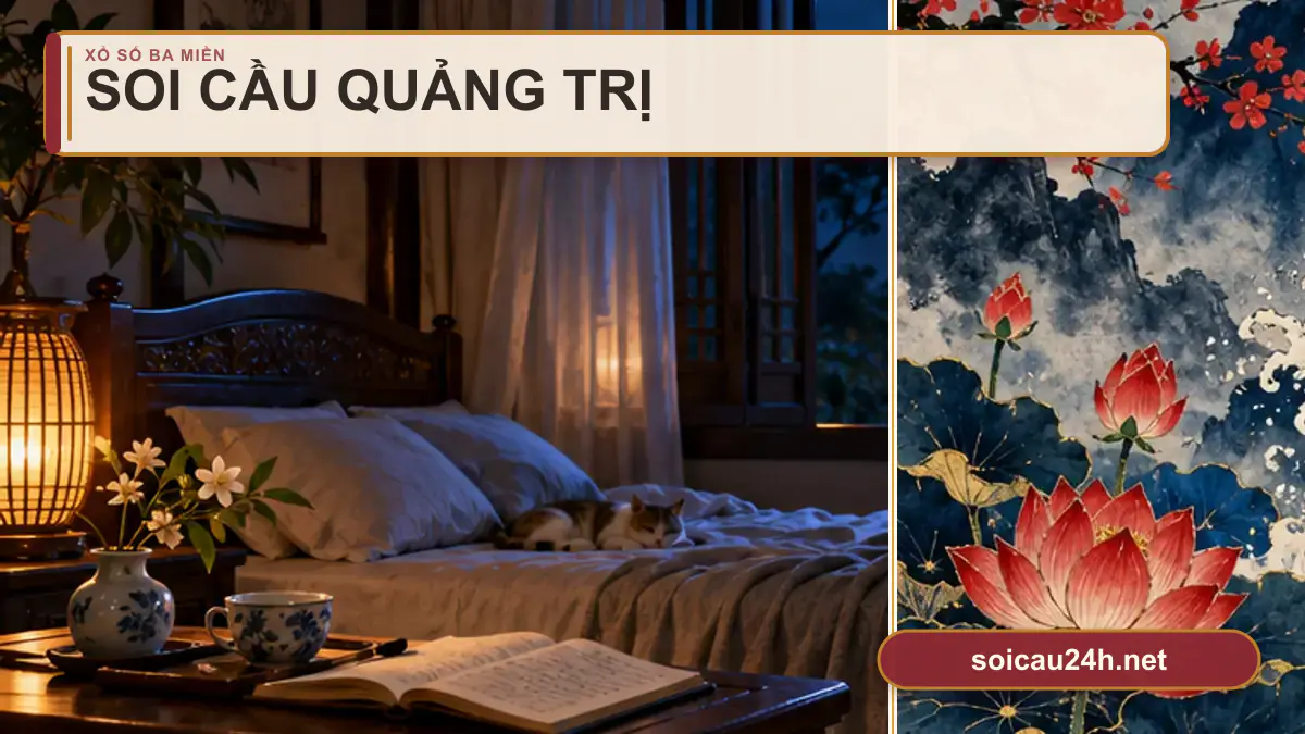 Minh họa dự đoán XSQT - Soi cầu xổ số Quảng Trị theo phong cách xổ số Việt Nam.