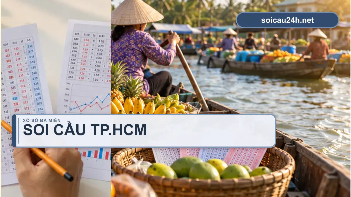 Minh họa dự đoán XSHCM - Soi cầu xổ số TP.HCM theo phong cách xổ số Việt Nam.