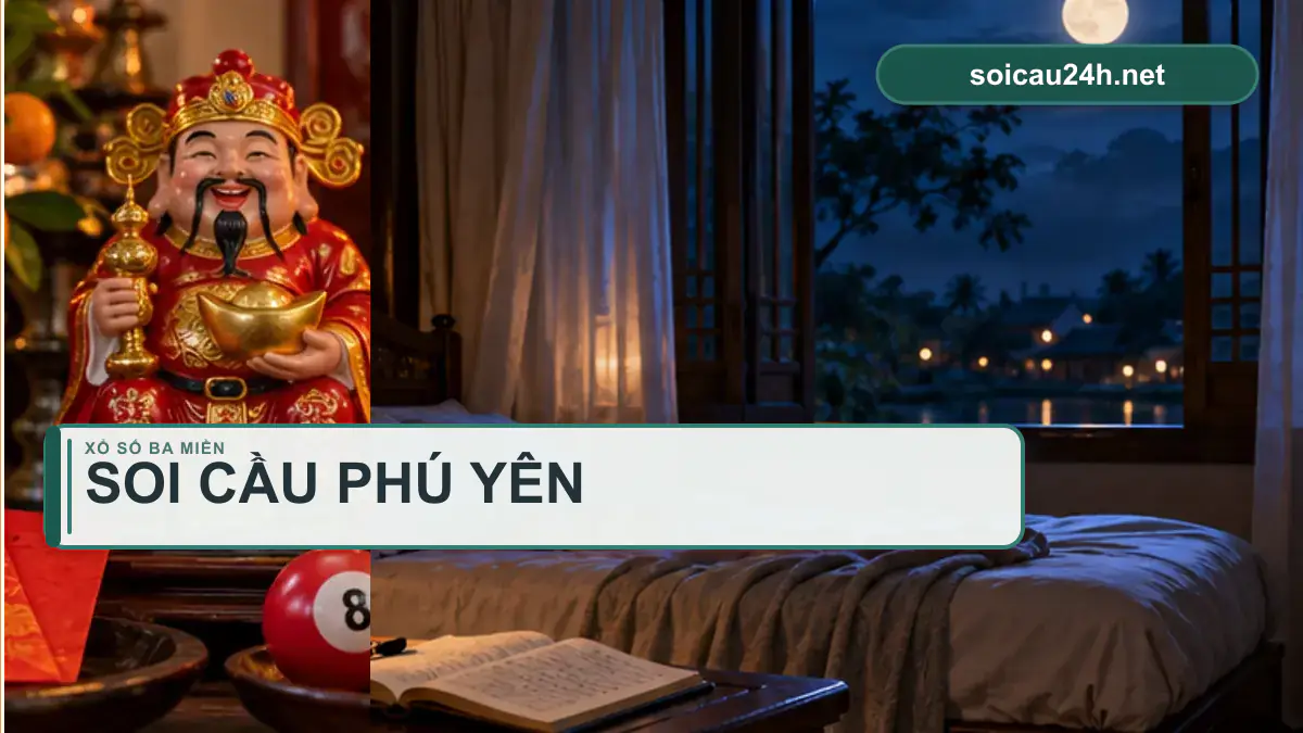 Minh họa dự đoán XSPY - Soi cầu xổ số Phú Yên theo phong cách xổ số Việt Nam.