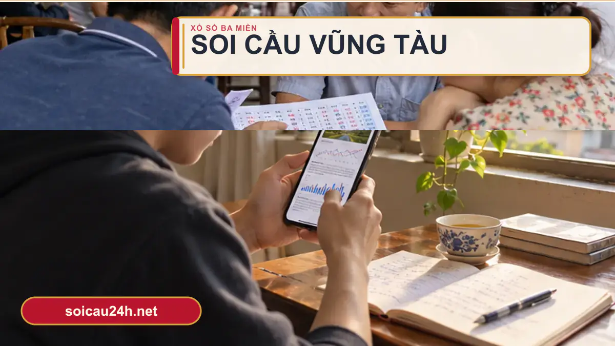 Minh họa dự đoán XSVT - Soi cầu xổ số Vũng Tàu theo phong cách xổ số Việt Nam.