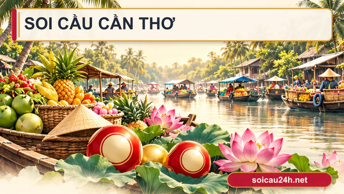 Minh họa dự đoán XSCT - Soi cầu xổ số Cần Thơ theo phong cách xổ số Việt Nam.