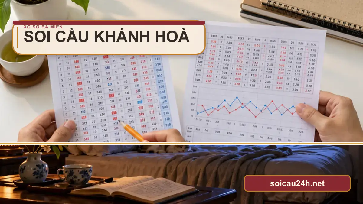 Minh họa dự đoán XSKH - Soi cầu xổ số Khánh Hoà theo phong cách xổ số Việt Nam.